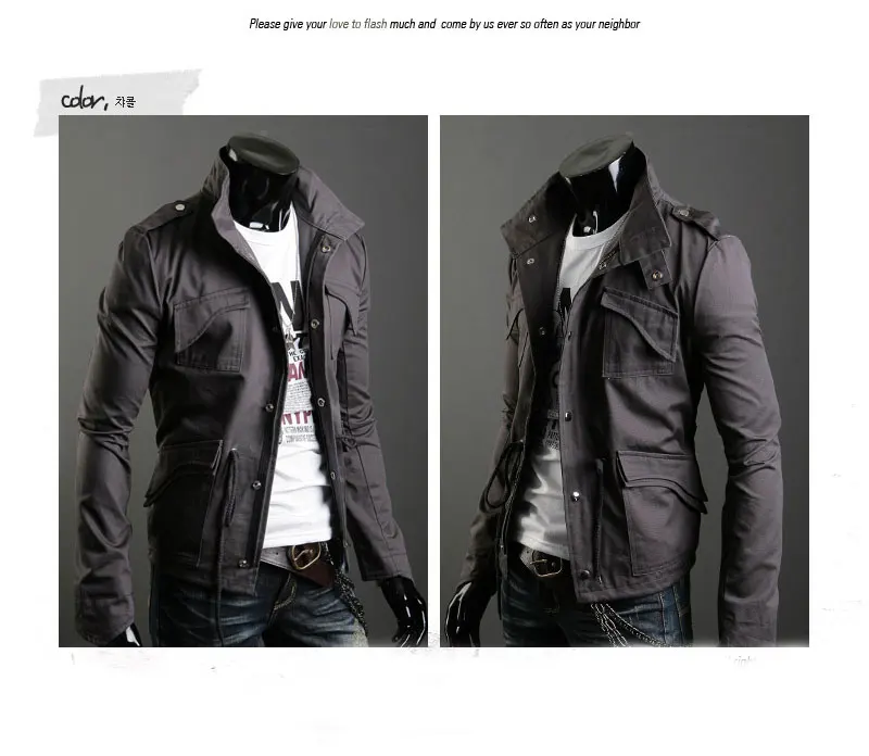 Autumn Men Jackets and Coats Casual Solid Zipper Slim Thin Coat Windbreaker Plus Size Male Jacket Streetwear M-4XL Bomber Jacket