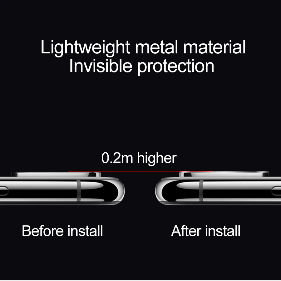 Крышка объектива камеры для iPhone 11 Pro Max XS XR X Чехол металлическое защитное кольцо защита экрана закаленное стекло для iPhone 11 XS X XR