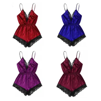 

Hot Sexy Women Nightwear Satin Chemise Nightie Nightdress Sleepwear Slip Dress
