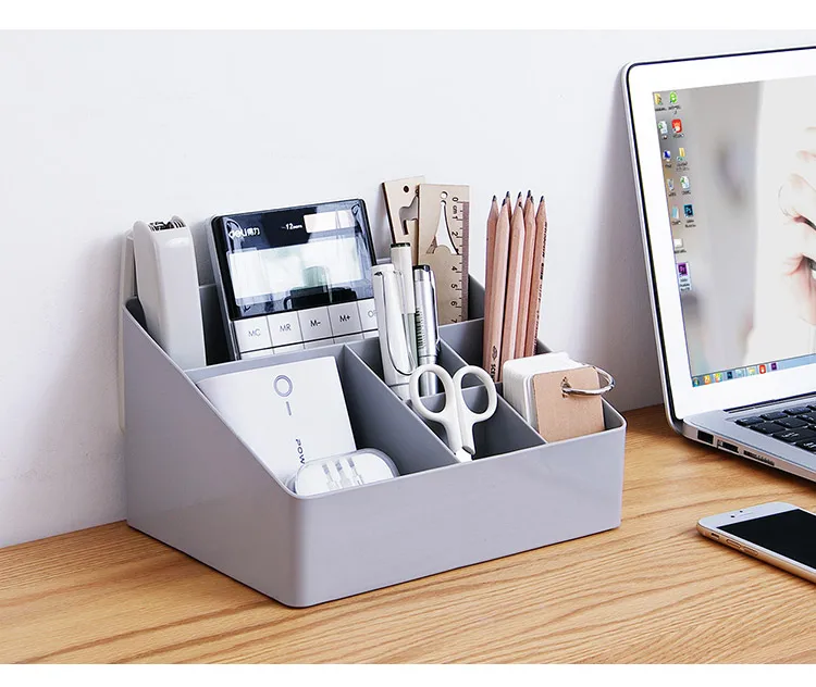 Multi-Purpose Plastic Desktop Storage Box