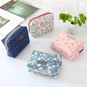 

Storage Bag Women's Portable Makeup Bag Hand New Style Travel Toiletry Bags Makeup Display Cubic Bag