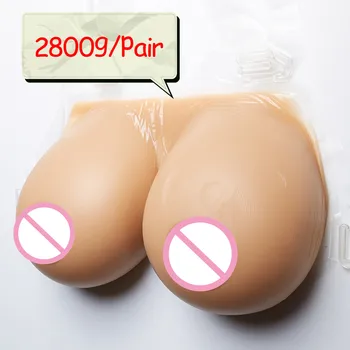 

2800 g/pair G cup Suntan Hot Sexy silicone breast Wear breast drag directly Water droplets types of transsexuals fake breasts
