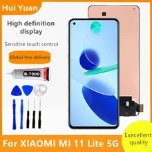 Écran tactile LCD 5G, pièce de rechange pour Xiaomi Mi 11 Lite, Original=