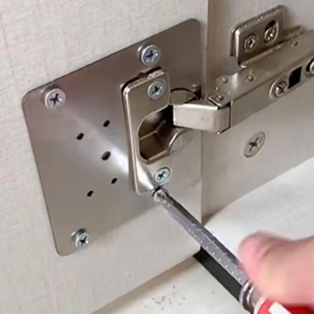 Hinge Repair Plates Hinged Steel Hinge Fixing Plate Anti-rust And Hinge Repair Plate Furniture Door Panel Accessories