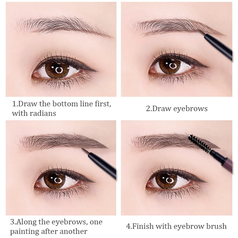 Двухсторонний карандаш для бровей водостойкий стойкий Гладкий легко ...