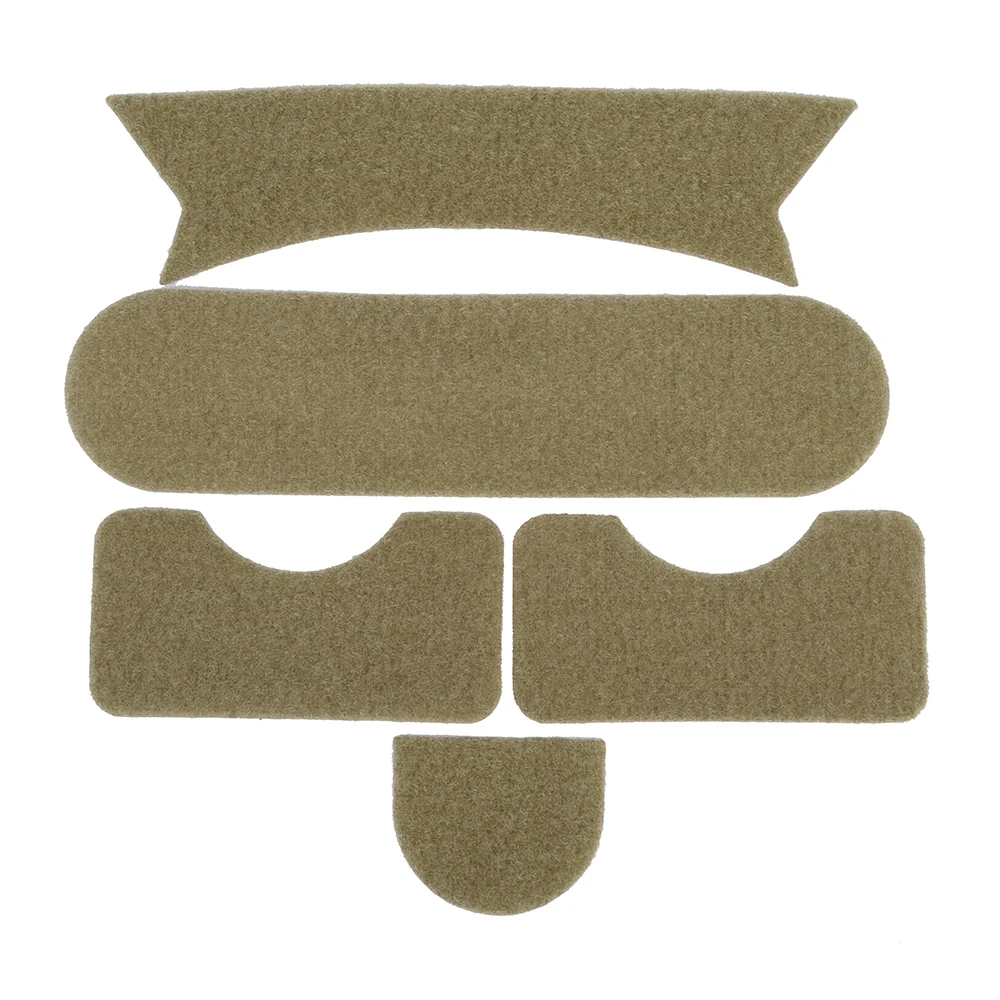 Tactical Helmet Protective Pad and DIY Magic Tape Sticker for MH Style Fast Ballistic Helmets Airsoft Hunting Helmet Accessories
