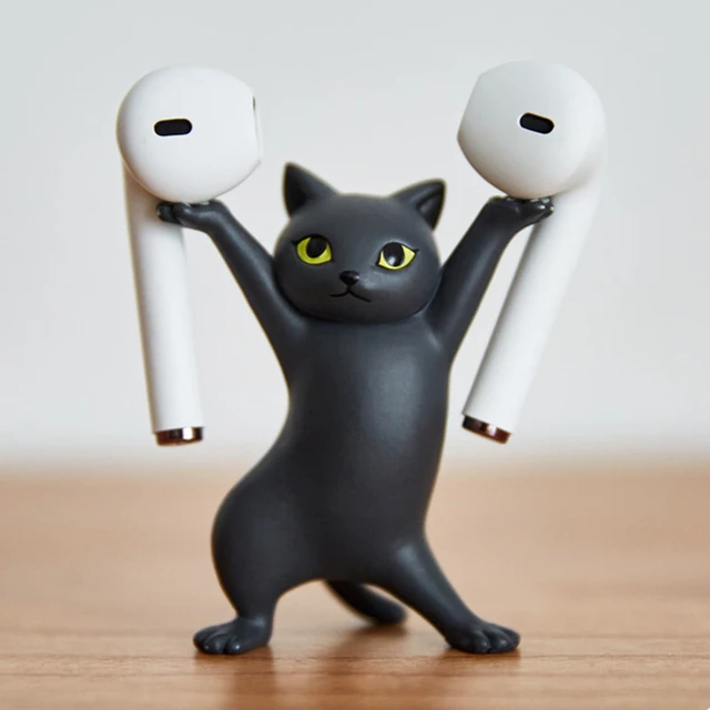 Dancing Cat Stand for AirPods/Pen- Set of 5