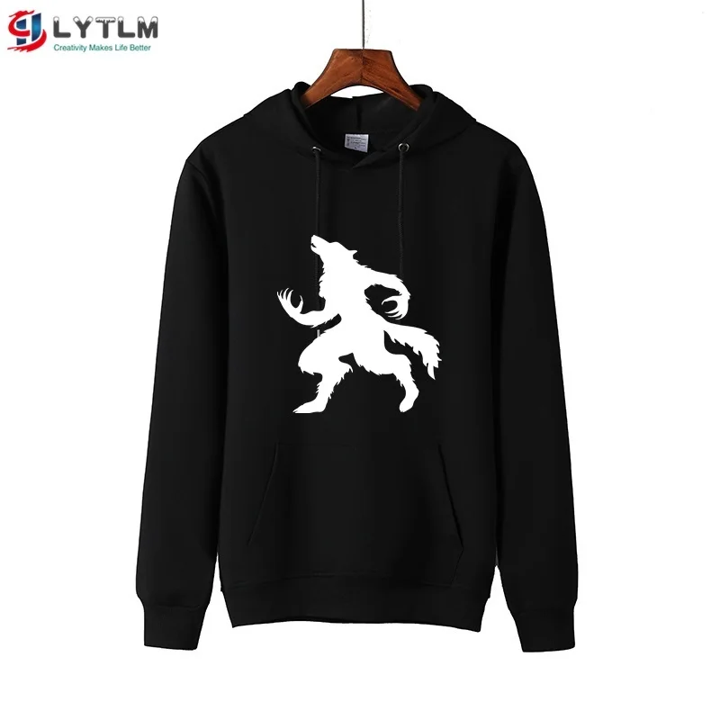 MS6118 Black LYTLM/толстовки с капюшоном для подростков на Хэллоуин; детская толстовка с капюшоном с принтом животных для девочек-подростков; осенняя одежда для маленьких девочек; детская толстовка с капюшоном с изображением волка - Цвет: MS6118 Black