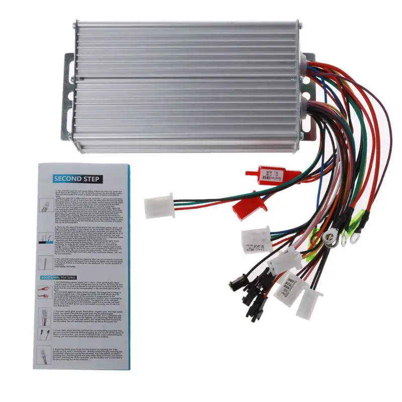36V-48V 500W 12Pipe Wire Brushless Motor Controller for Electric Bike Tricycle &