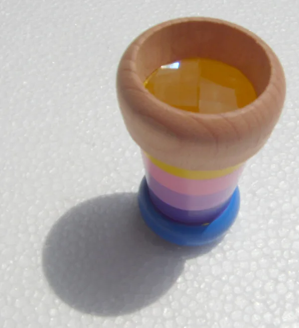 Wooden Educational Magic Kaleidoscope Baby Kids Children Learning block Toy 1piece, Classic toys Kaleidoscope Baby wood toys