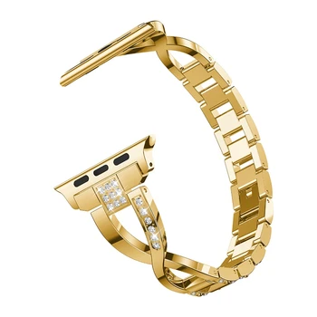 

Smart Bracelet Wrist Strap Watch Band Replacement for Fitbit Versa Gold X type