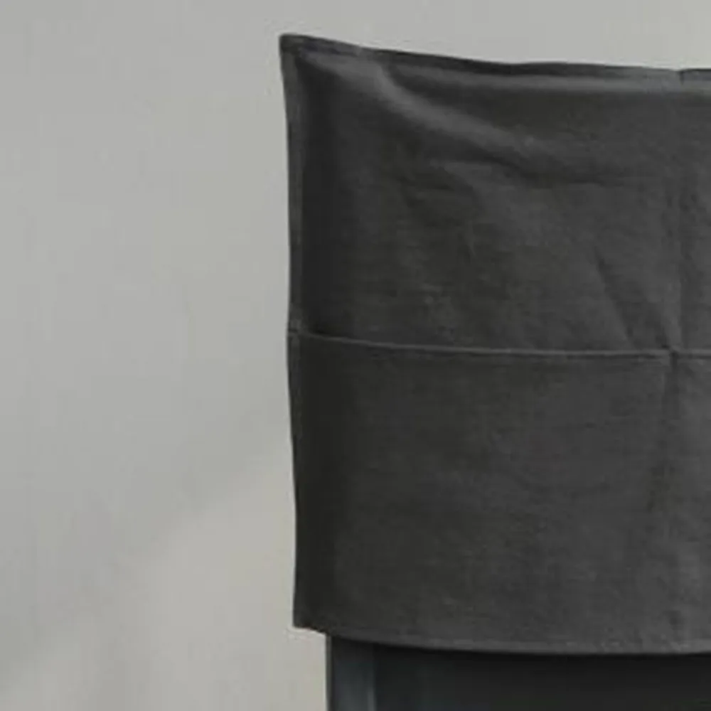 48x38 см хлопок лен с переносной стул крышка съемные эластичные чехлы Чехол для спинки стула для банкета гостиничные принадлежности