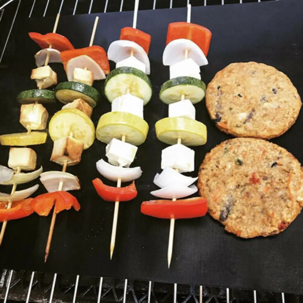 

2/3/5Pcs Reusable Non-Stick BBQ Grill Mat Pad Picnic Cook Barbecue Baking Sheet Easily Cleaned Kitchen Tools