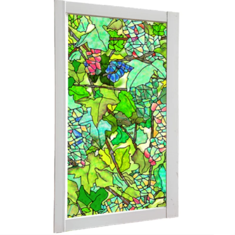 Статическая липкая оконная пленка длиной 150 см стильная частная декоративная