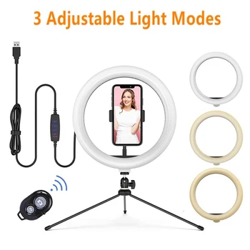 

LED Ring Light Shell Photography Lamp Selfie Fill Light Photo Studio Camera Ring Light Live Makeup Ring Light Viltrox Aro+luz