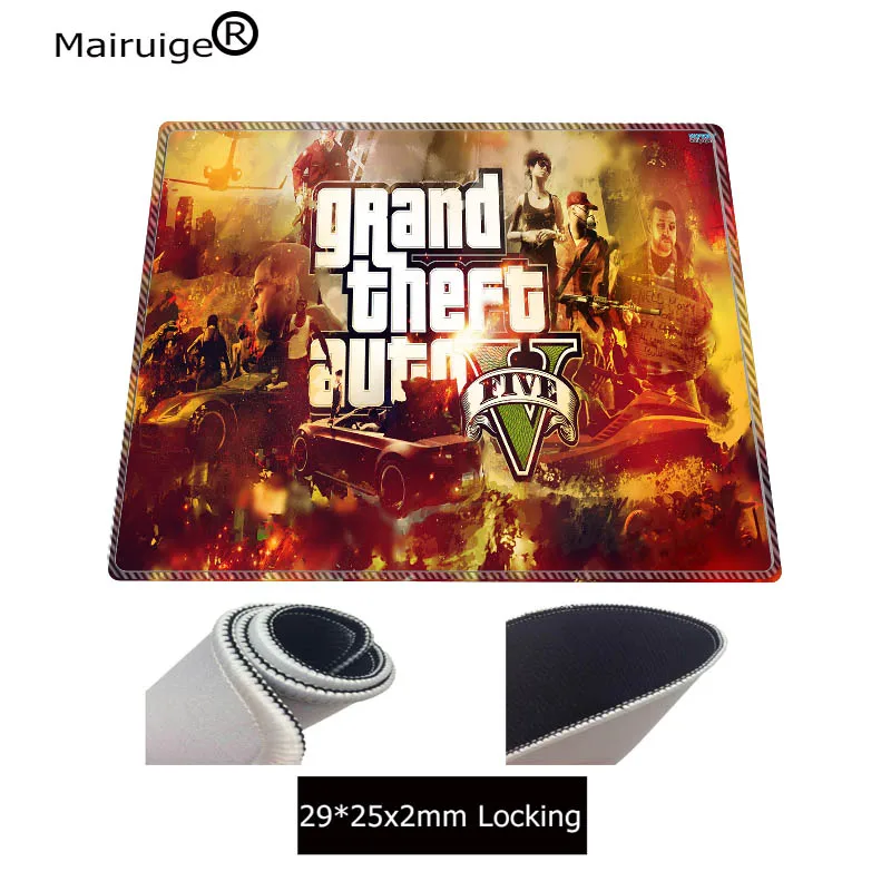  90X40CM Gta Grand Theft Auto Lock Edge Mouse Pad Large Office Gaming Mousepad Dest Keyboard Mat for