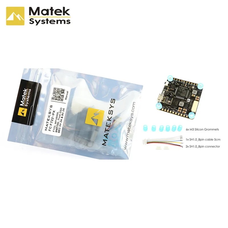 Контроллер полета MATEKSYS Φ STM32F722 MPU6000 BMP280 Pixel OSD 32M для радиоуправляемого самолета FPV