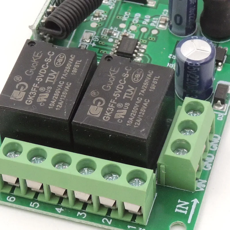 Controle Remoto Universal sem Fio Receptor e Transmissor para Portões de Garagem e Portões 433mhz - Image 5