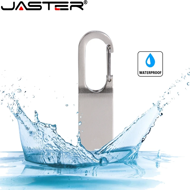 Металлический USB флеш накопитель JASTER 16 ГБ 32 128 Гб Водонепроницаемый 8 4 usb диск на