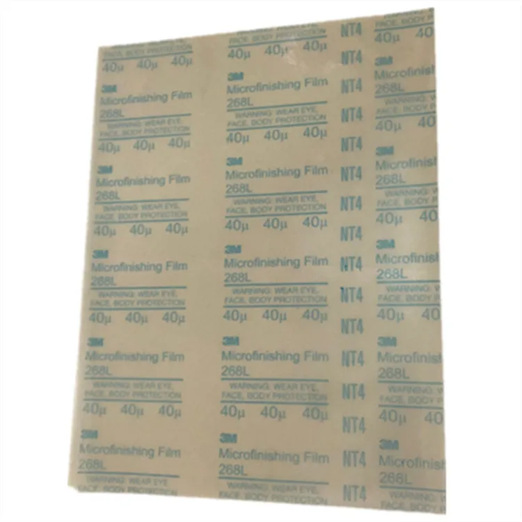 

268L Film Sandpaper 60mic Grind Film Back Base Sandpaper Plastic Paint Fine Polishing Sandpaper