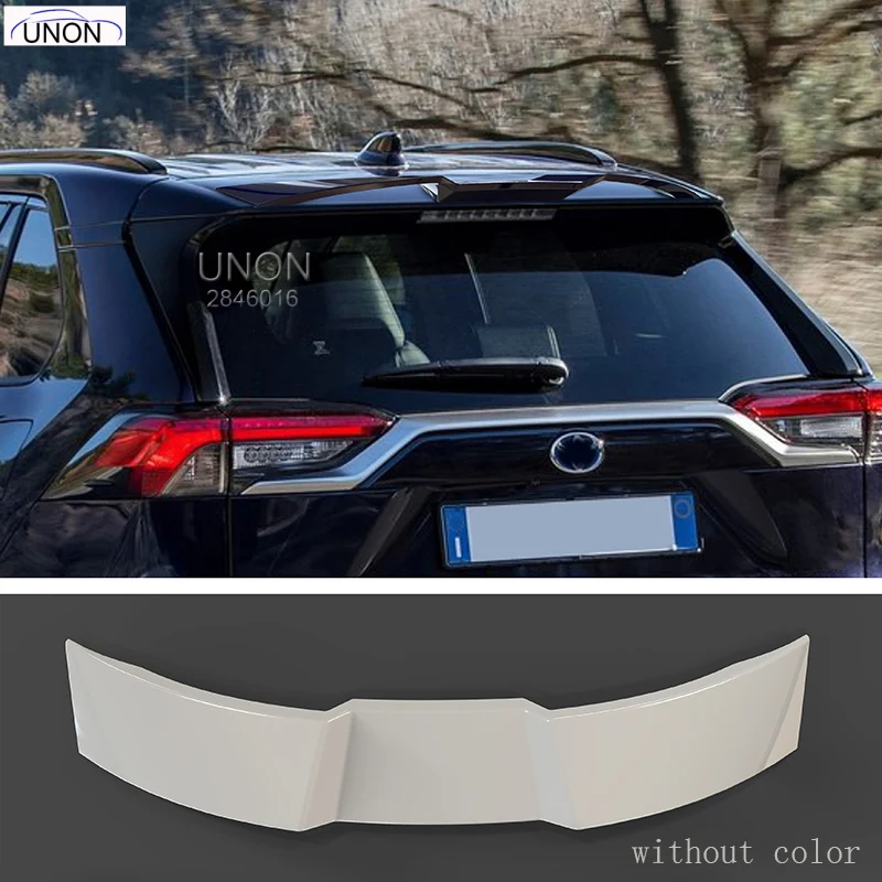 For 2020 Toyota Rav4 Tail Rear Trunk Spoiler Wing Decoration Cover (1pc