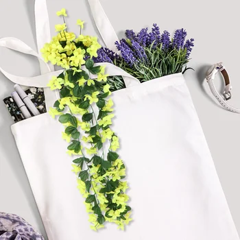 

2pcs Artificial Plastic Plant Violet Flower Fake Flowers Hanging for Shop