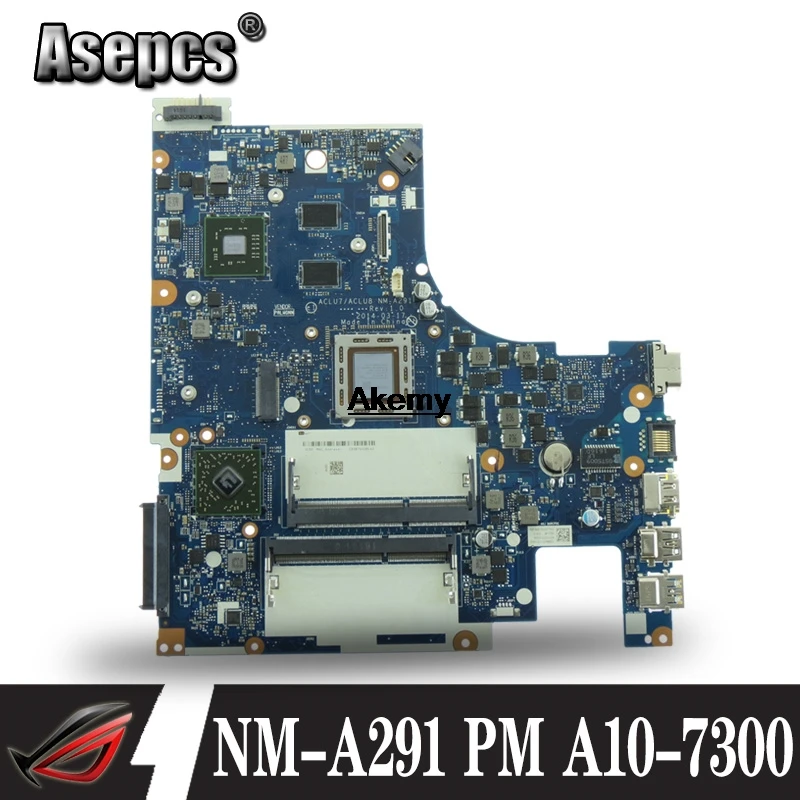 

Z50-75 mainboard For Lenovo Z50-75 G50-75M G50-75 motherboard ACLU7/ACLU8 NM-A291 Rev1.0 with A10-7300 CPU Test 100%