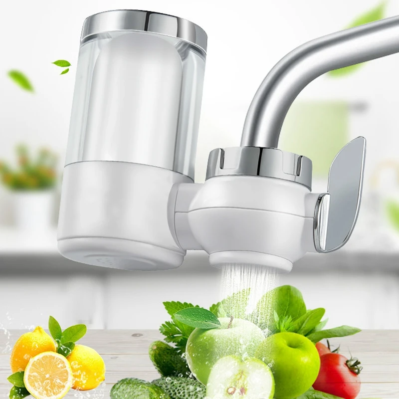 Gallon Long-Lasting Water Faucet Filtration System, Faucet Water Filter, Tap Water Filter, Removes Lead, Flouride& Chlorine- F