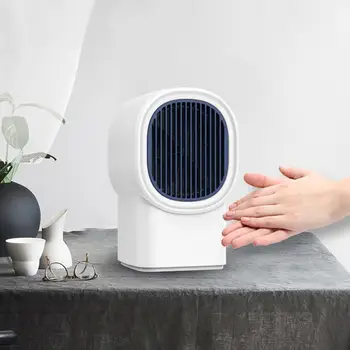 

Portable Mini Hot & Cold Wind Electric Fan Heater Touch Switch Small Radiator Warmer Stove for Winter Office Household Travel