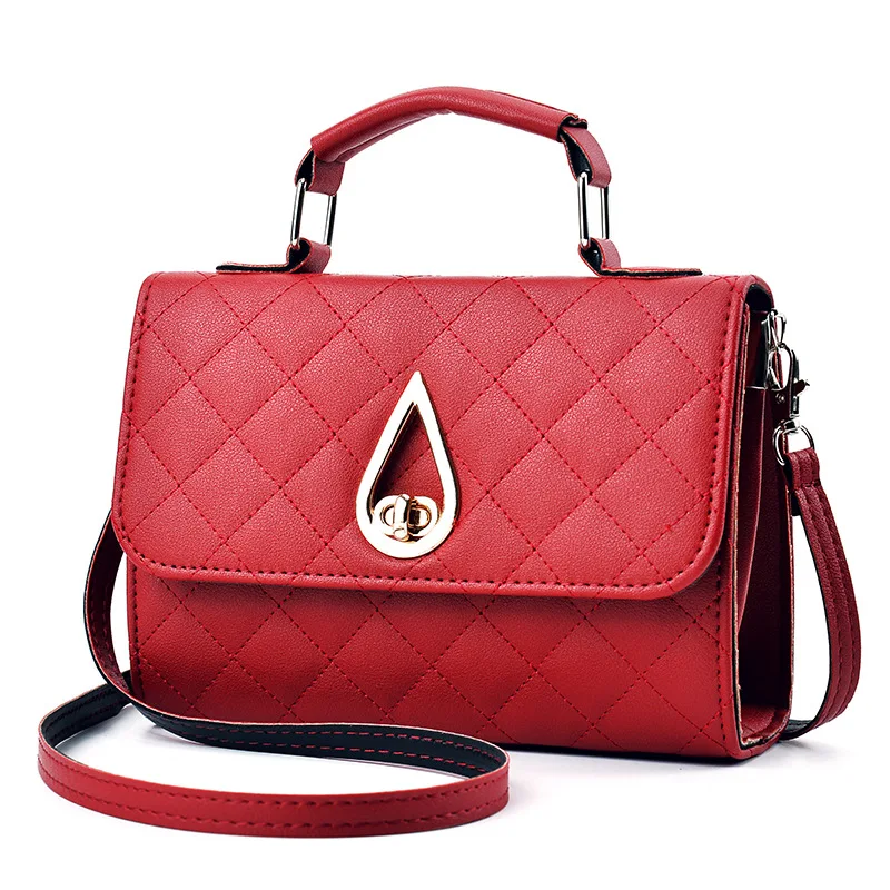 

Women Shoulder Bag New Small Square Bag Diamond Lattice Water Drop Bags for Women Designer Fashion Handbag Bolsa Feminina