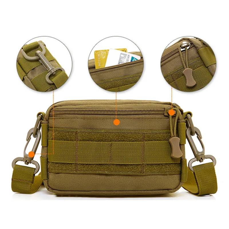 

Hot 600D Nylon Outdoor Traveling Gear Molle Pouch Military Tool Drop Bag Tactical Vest Sundries Camera Magazine Storage Bag