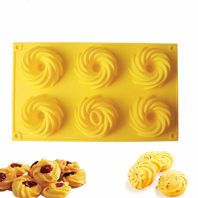 1-pc-6-Holes-Spiral-Cookie-Cake-Mold-Silicone-Chiffon-Cake-Mold-Pumpkin-Cupcake-Molds-Home