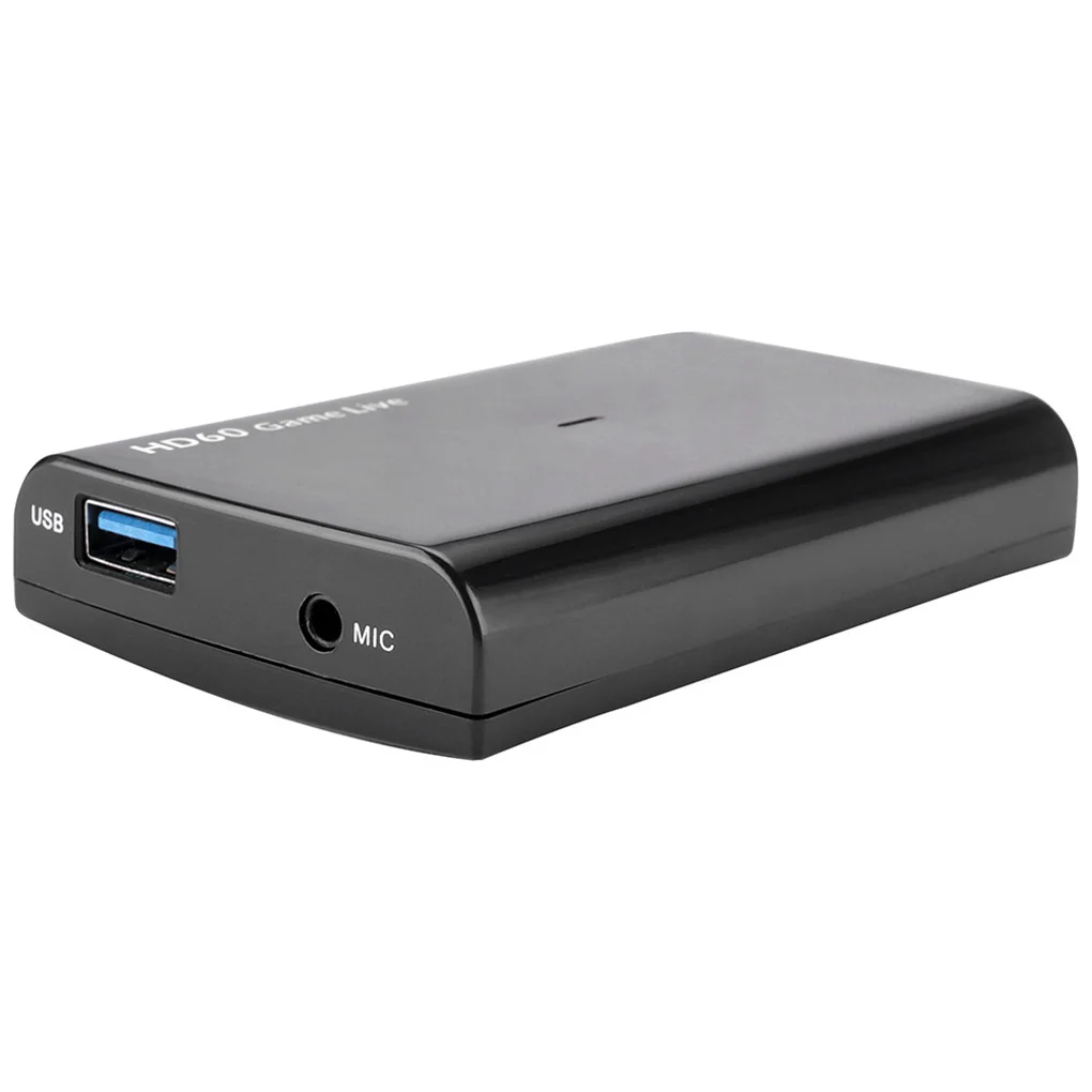 Сменный видеорегистратор для PS3 PS4 Xbox TV BOX Live потоковый HD видеозахват USB 3 0 Mic 1080P