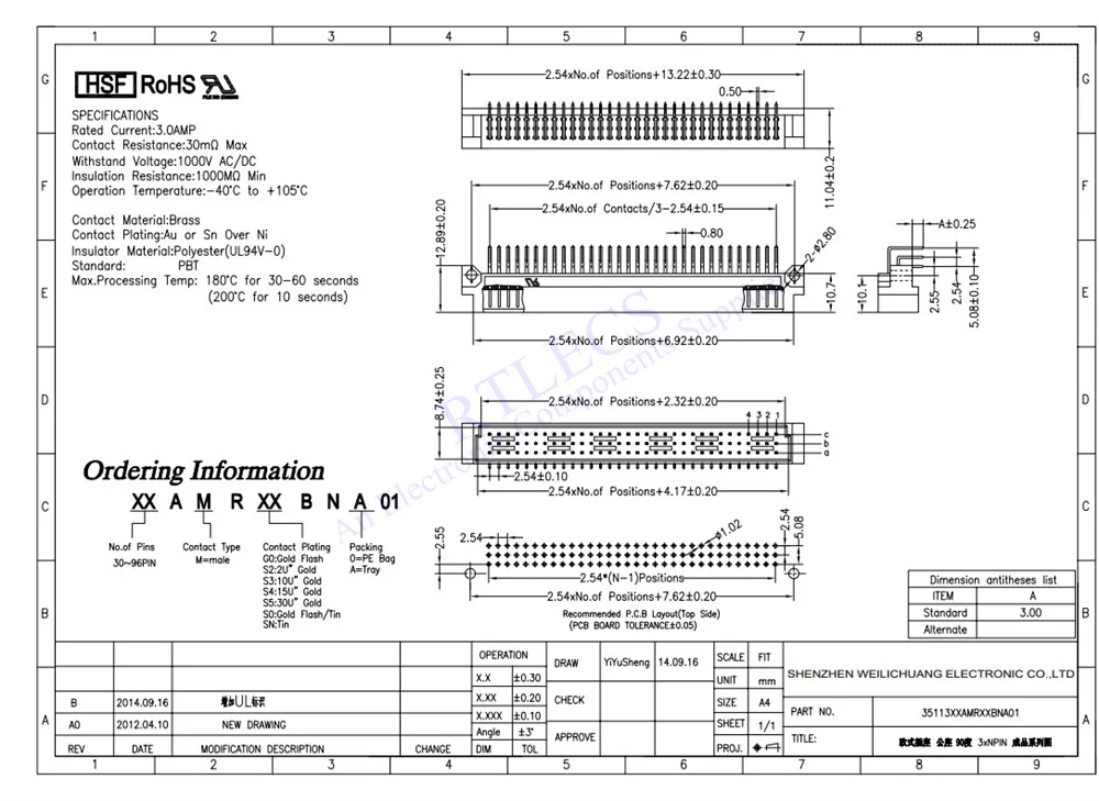 conector din linhas posição plugue cabeça macho fêmea vertical ângulo reto através do orifício pcb pin passo
