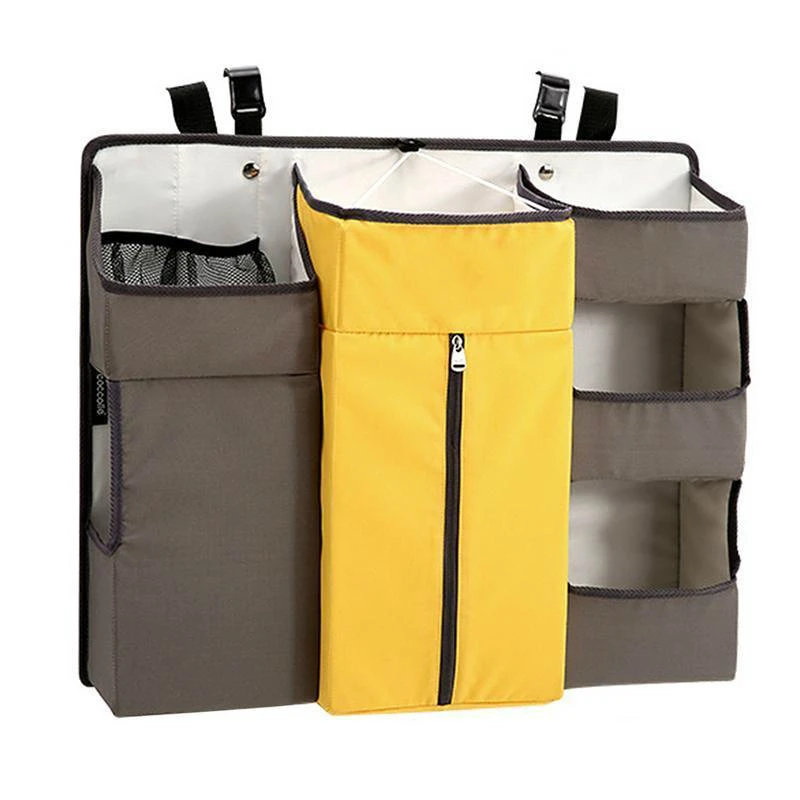 Best Crib Organizer For Baby Bed Hanging Storage Bag Baby Clothing Baby Items Organizer For Essentials Bedding Diaper Nappy Bag 3
