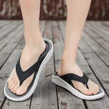 Смешанные Цвет шлепанцы Тапочки Для мужчин модные анти-скольжение Повседневные шлепанцы для улицы; Мягкая EVA Для мужчин летние пляжные шлепанцы шлёпанцы для женщин