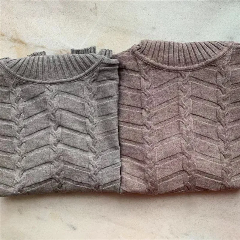 Зимние новые Базовые Трикотажные наборы для женщин свитер с высоким воротником+ брюки-карандаш костюмы женские однотонные теплые женские повседневные комплекты из двух предметов