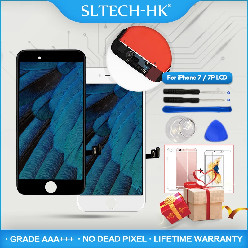 AAA +++ качественный ЖК дисплей для iPhone 7 8 Plus замена экрана 6 6s 7Plus без битых пикселей