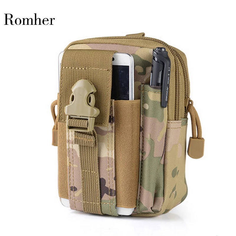 Мужская тактическая Сумка Molle, поясная сумка, маленький карман, военная сумка для бега, походные сумки, кошелек для мобильного телефона, инструмент для путешествий