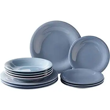 

Set of 12 pieces. Dinnerware sets for 4 people. Villeroy & Boch Colorful Loop Horizon Like-bowl