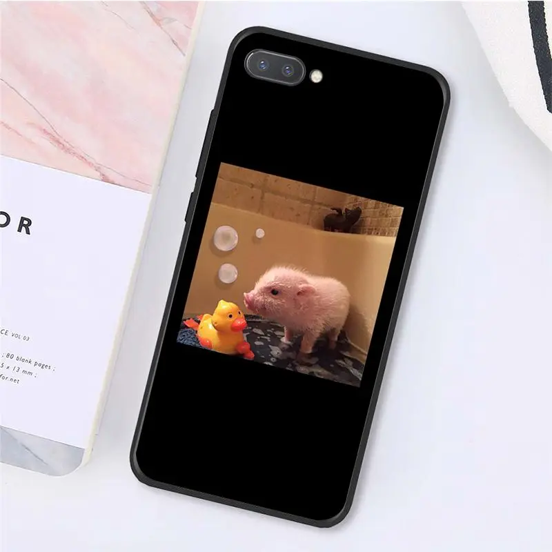 A13 MaiYaCa пары мультфильм прекрасный розовый поросенок чехол для телефона huawei Honor 8X9 10 20 Lite 7A 5A 7C 10i 20i View 20 - Цвет: A13