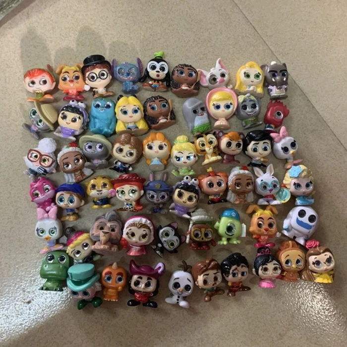 

20 - 100 Pcs Wholesale Original Doorables Dolls Princess Ariel Tangled Cinderella Forzen Elsa Olaf Stitch Monster Inc