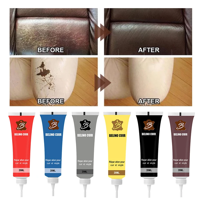 

11 Colors Leather Repair Gel Color Repair Home Car Seat Leather Complementary Repair Refurbishing Cream Paste Leather Cleaner