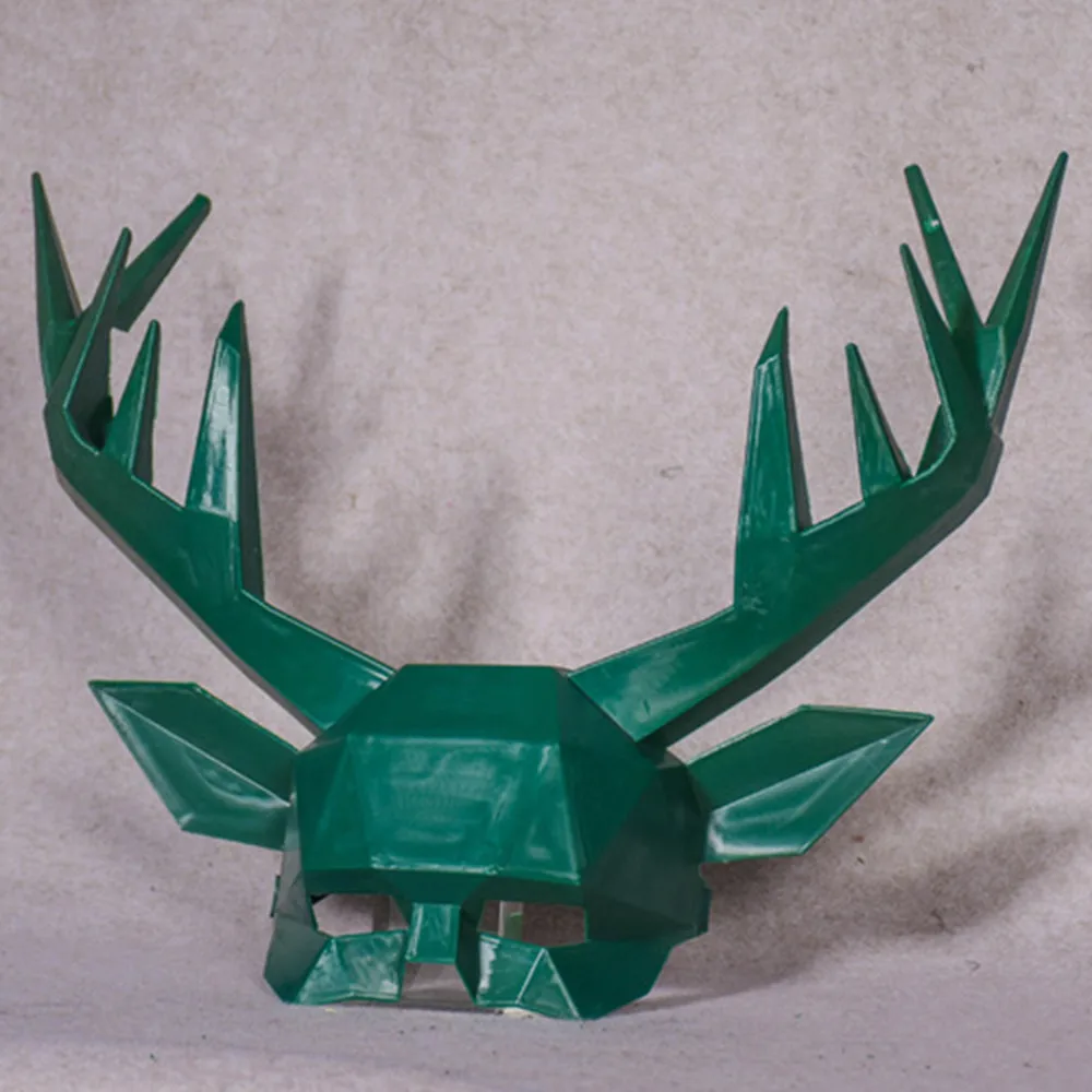 Забавная маска игрушки для детей Huskies головные уборы для взрослых Хэллоуин рога Косплей животных Олень поставки фото реквизит маска