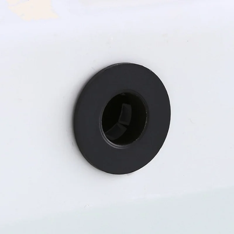 Bathroom Sink Overflow Cover Brass Bathroom Basin Faucet Sink Overflow Cover Black Silver Gold Vintage Bronze Six-foot Ring Insert Replacement