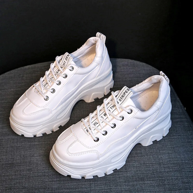 

Leopord Pattern Dad Shoes Women's INS chao wang Red Fire Versatile 2019 Autumn New Style Platform Shoes White Shoes Athletic Sho