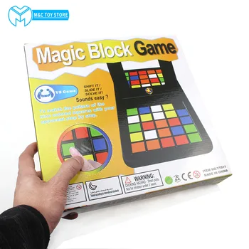 

Magic Cube Puzzle Cube 3D Puzzle Race Board Game Kids Adults Education Toy Parent-Child Double Speed Game Magic kids toys puzzle