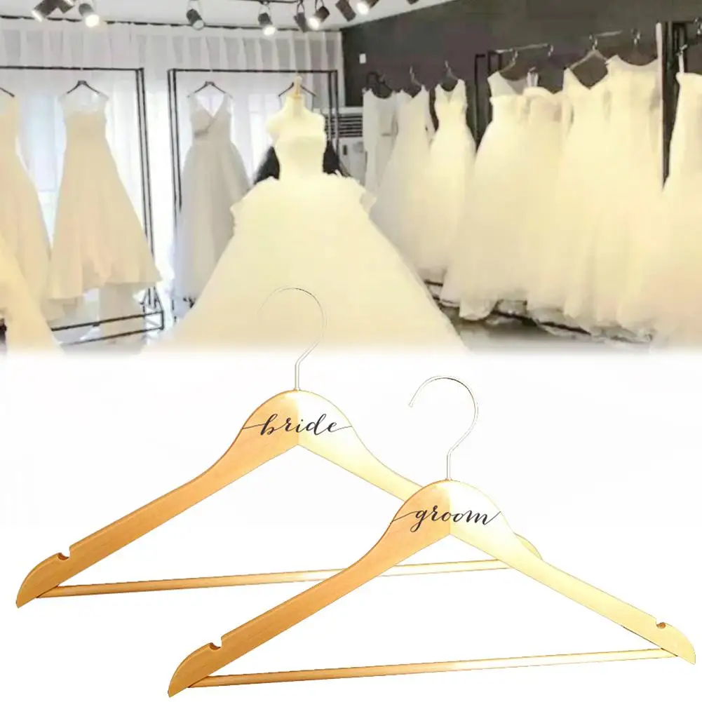 Горячая продажа жениха невесты платье вешалка для свадебной вечеринки одежда