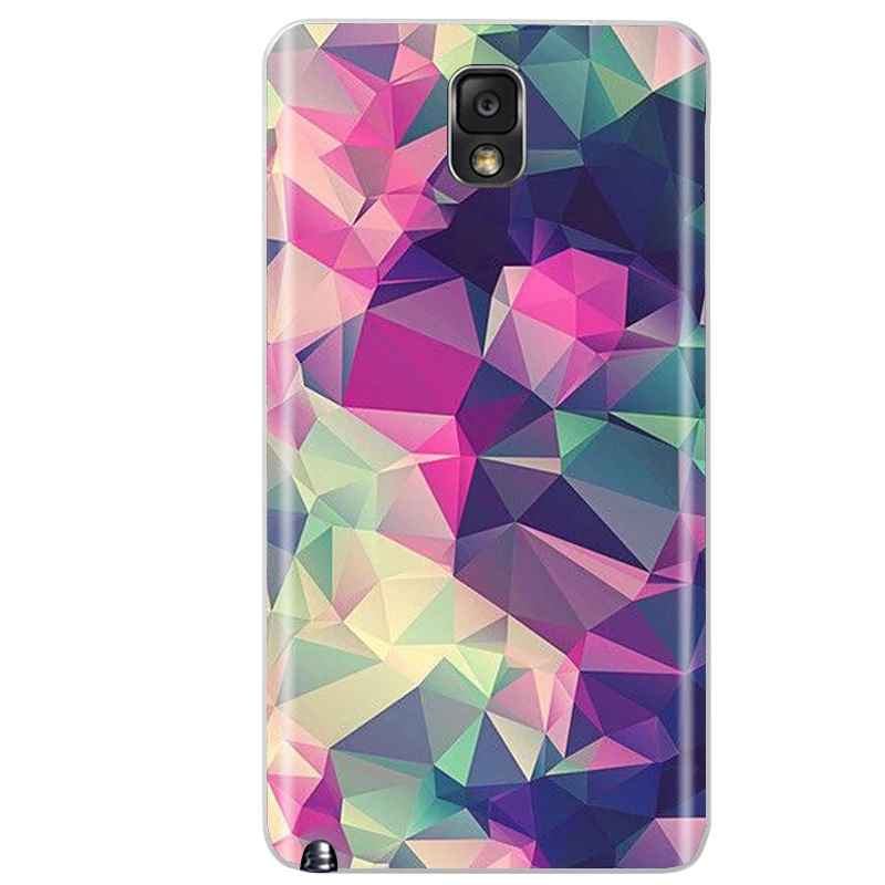 Soft Silicone Case For Samsung Galaxy Note 3 Case Cute Flower Soft TPU Case For Samsung Note 3 Note III Bumper Coque Funda Shell mobile pouch