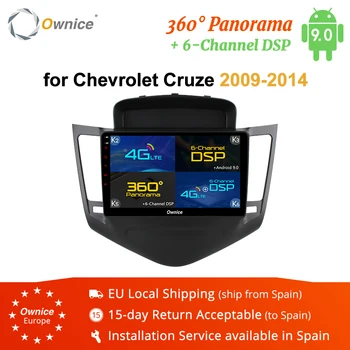 

Ownice K1 K2 K3 K5 K6 2din 9 INCH Android 8.1 car dvd gps for Chevrolet Cruze 2009 - 2014 Octa Core 4G LTE 360 panorama DSP